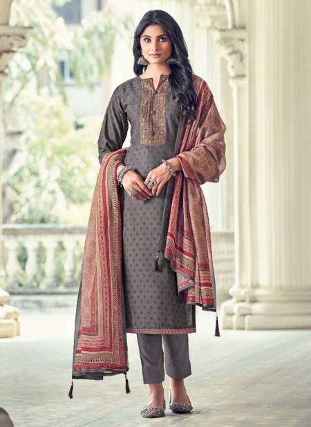 Gray Colour BELA AZAL New Exclusive Wear Designer Fancy Viscose Salwar Suit Collection 3106